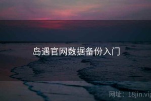岛遇官网数据备份入门
