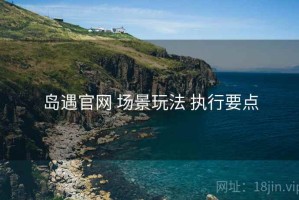 岛遇官网 场景玩法 执行要点