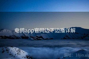 电鸽app官网边下边播详解