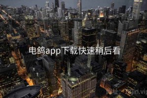 电鸽app下载快速稍后看