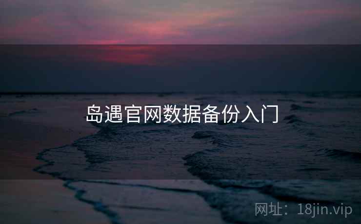 岛遇官网数据备份入门 岛遇官网数据备份入门