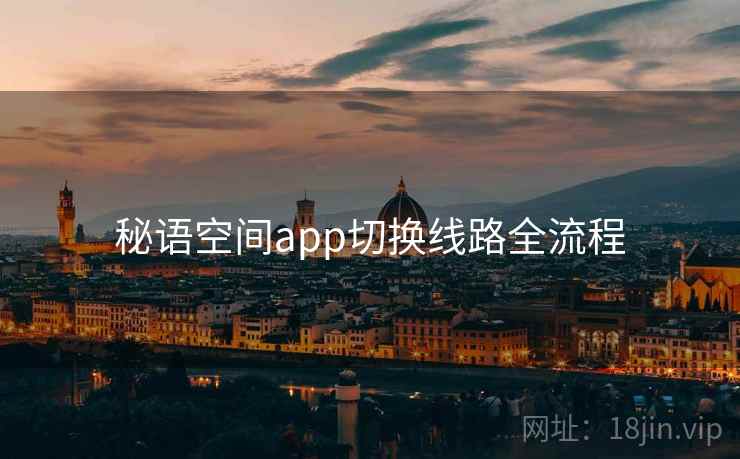 秘语空间app切换线路全流程 秘语空间app切换线路全流程